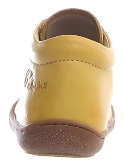 Leder-Lauflernschuhe "Cocoon" in Gelb