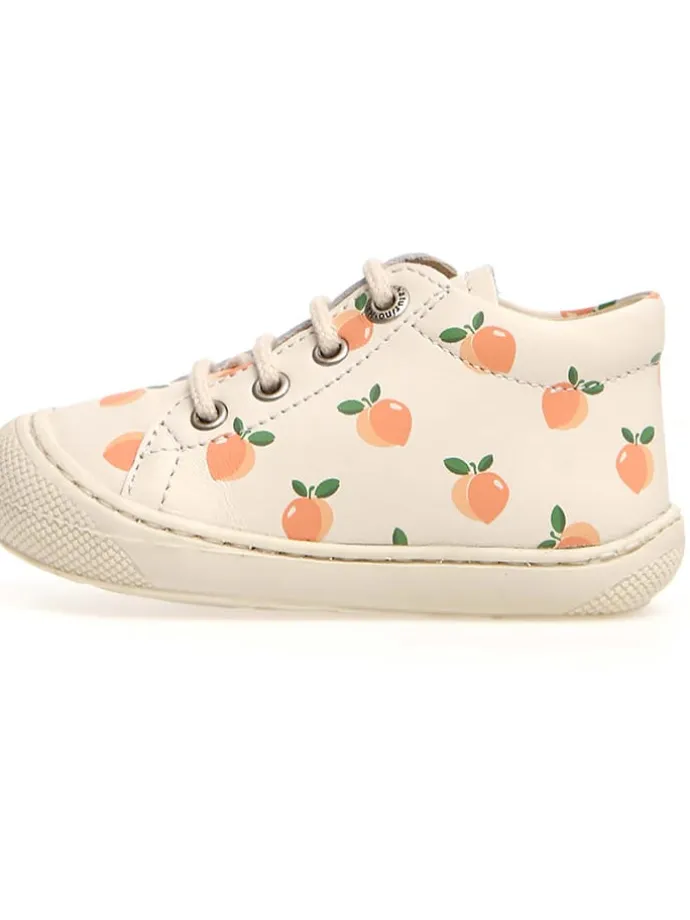 Leder-Lauflernschuhe "Cocoon" in Creme