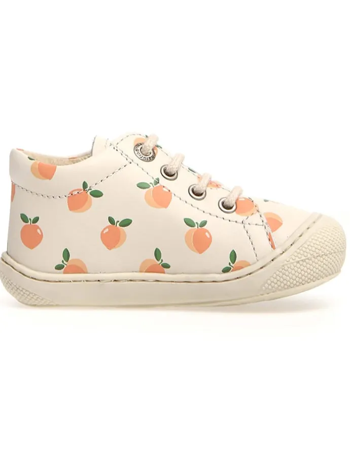 Leder-Lauflernschuhe "Cocoon" in Creme