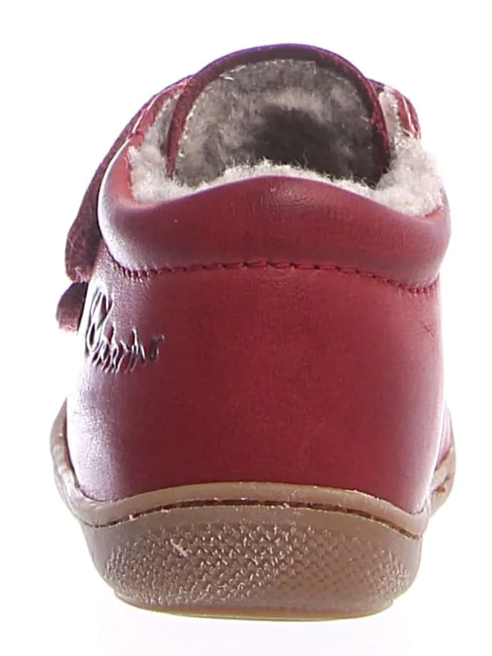 Leder-Lauflernschuhe "Cocoon" in Rot