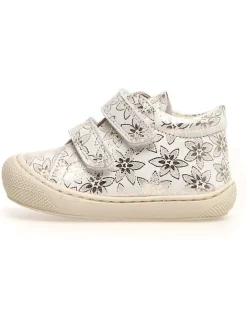 Leder-Lauflernschuhe "Cocoon" in Silber