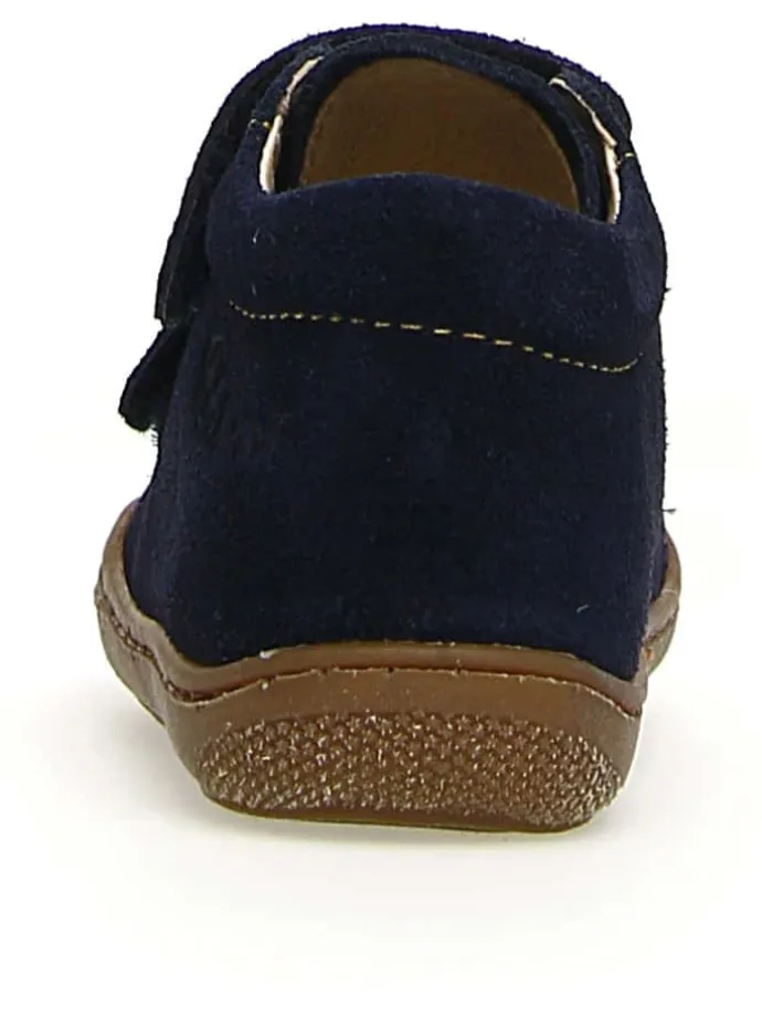 Leder-Lauflernschuhe "Cocoon" in Dunkelblau