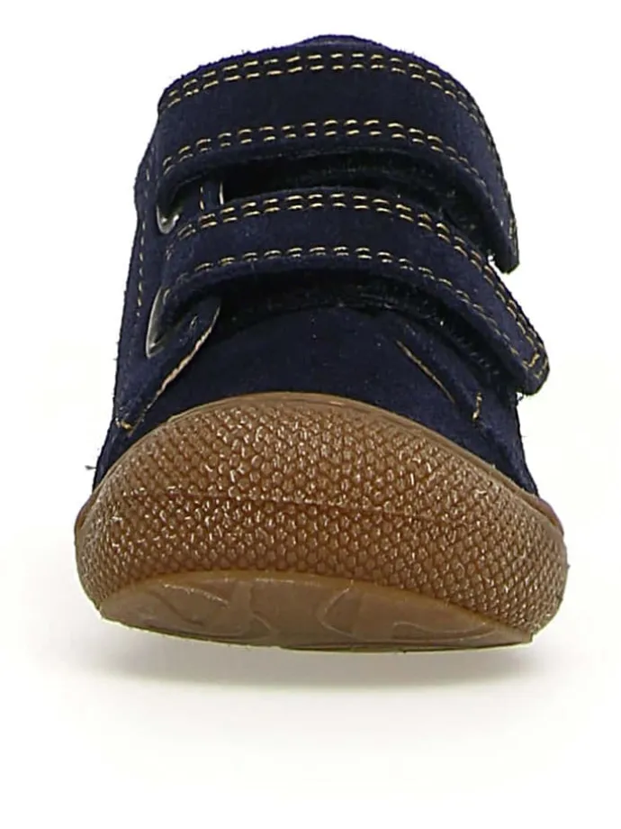 Leder-Lauflernschuhe "Cocoon" in Dunkelblau