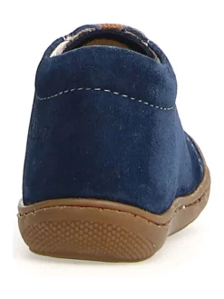 Leder-Lauflernschuhe "Cocoon" in Dunkelblau