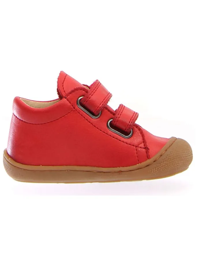Leder-Lauflernschuhe "Cocoon" in Rot