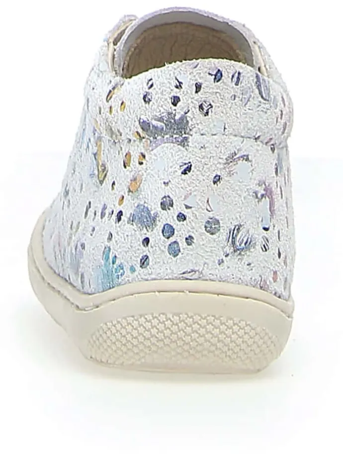 Leder-Lauflernschuhe "Cocoon" in Weiß/ Bunt