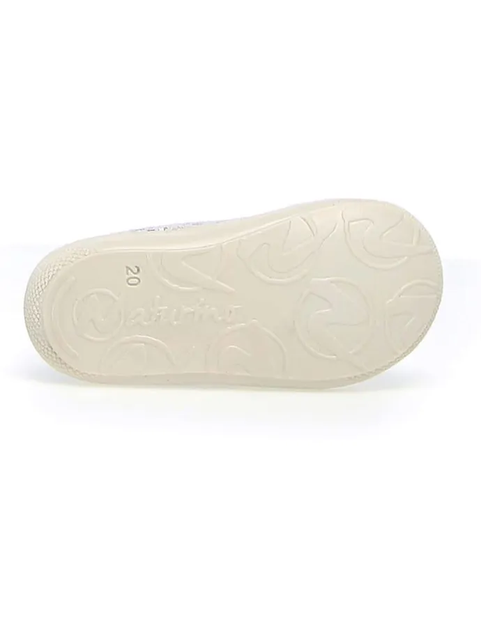 Leder-Lauflernschuhe "Cocoon" in Weiß/ Bunt