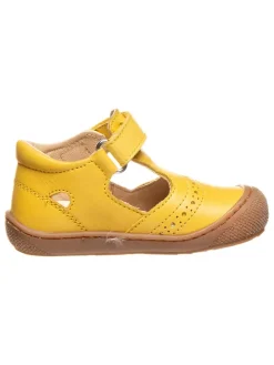 Leder-Lauflernschuhe in Gelb