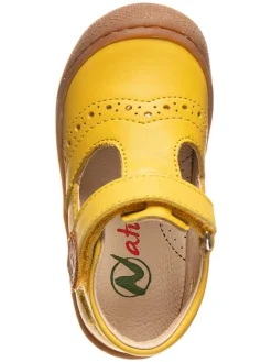 Leder-Lauflernschuhe in Gelb