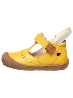 Leder-Lauflernschuhe in Gelb