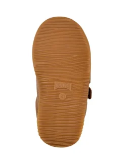 Leder-Lauflernschuhe in Hellbraun