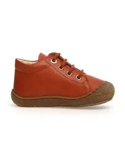 Leder-Lauflernschuhe in Orange