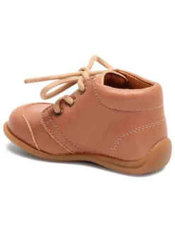 Leder-Lauflernschuhe in Rosa