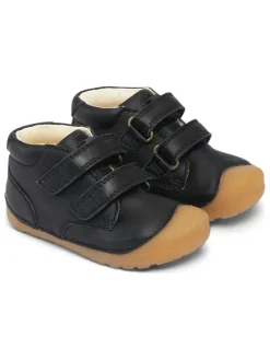 Leder-Lauflernschuhe in Schwarz