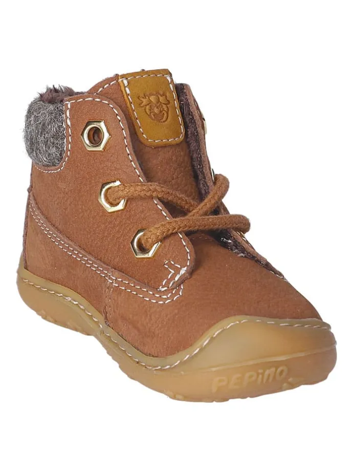 Leder-Lauflernschuhe "Tary" in Hellbraun