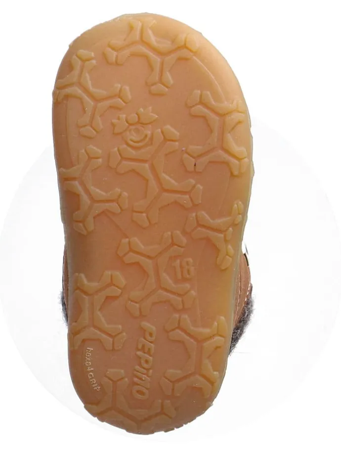 Leder-Lauflernschuhe "Tary" in Hellbraun