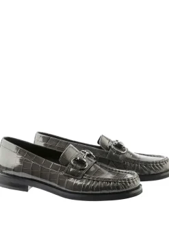 Leder-Mokassins "Ellis" in Khaki