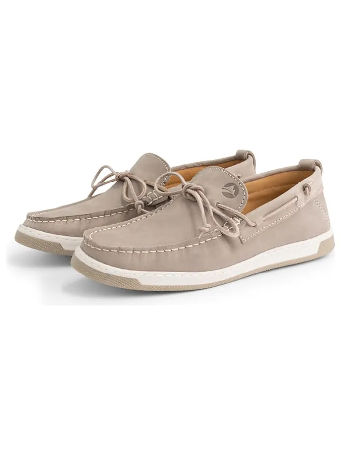 Leder-Mokassins "Falmouth" in Grau