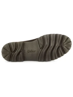 Leder-Mokassins in Braun