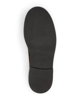 Leder-Mokassins in Braun