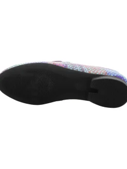 Leder-Mokassins in Bunt