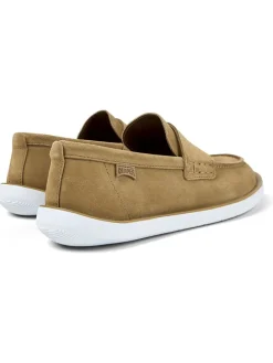 Leder-Mokassins in Hellbraun