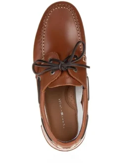 Leder-Mokassins in Hellbraun