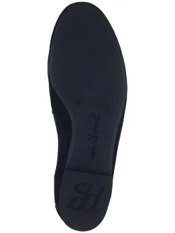 Leder-Mokassins in Schwarz