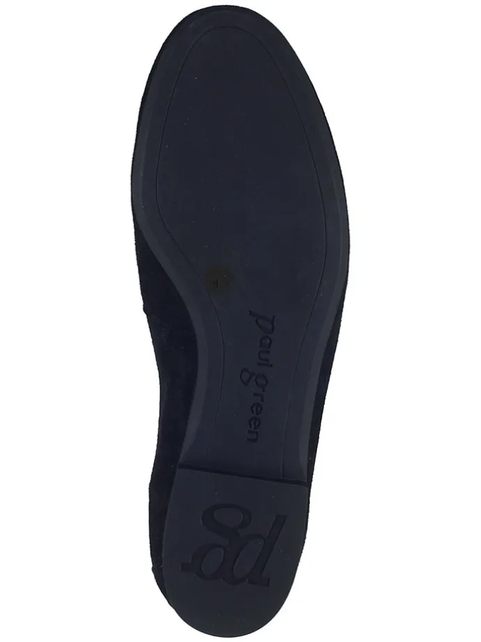 Leder-Mokassins in Schwarz