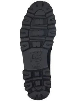 Leder-Mokassins in Schwarz