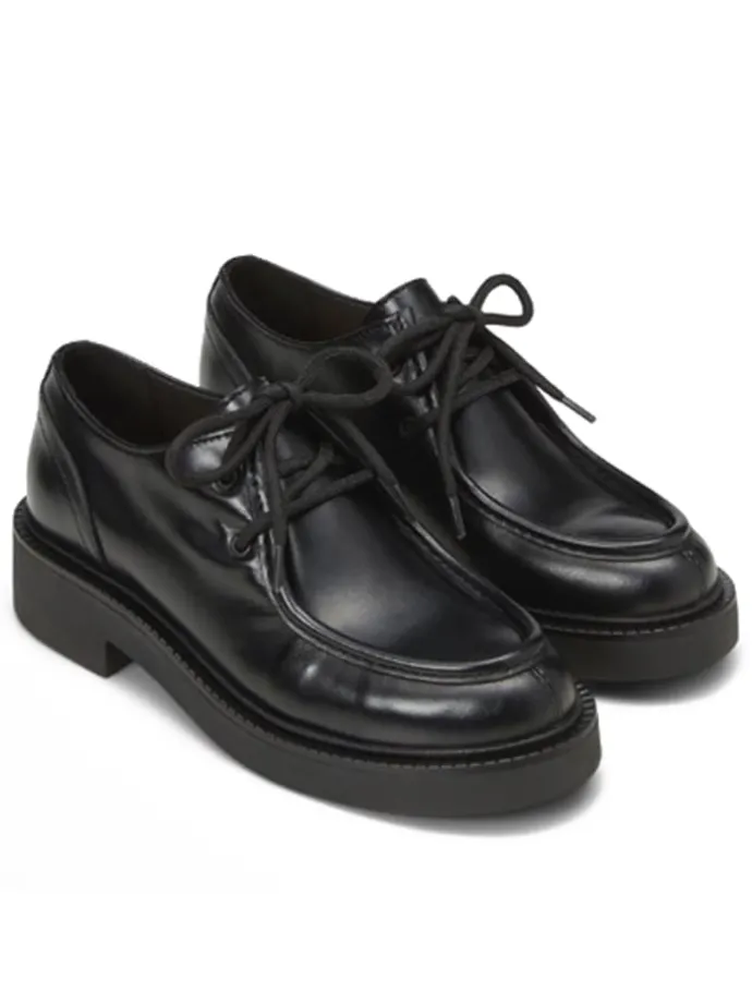 Leder-Mokassins "Perla" in Schwarz