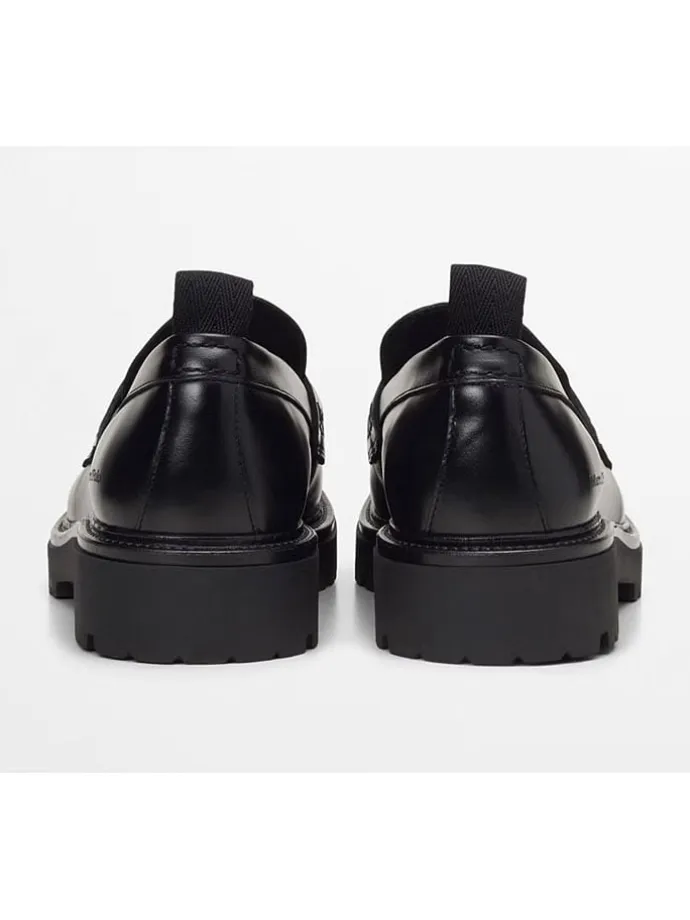 Leder-Mokassins "Phil" in Schwarz