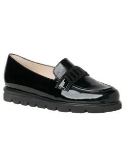 Leder-Mokassins "Pisa" in Schwarz