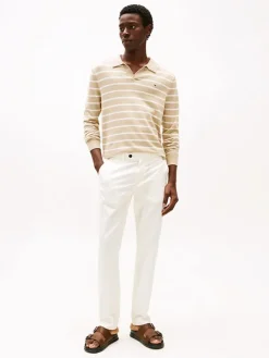 Leder-Pantoletten in Hellbraun