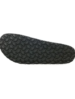 Leder-Pantoletten in Schwarz