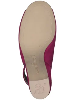 Leder-Peptoes in Pink