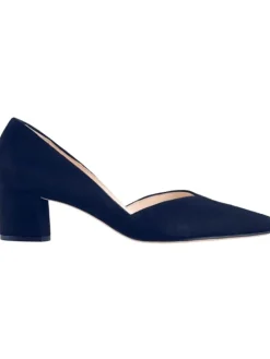 Leder-Pumps "Boulevard 45" in Dunkelblau