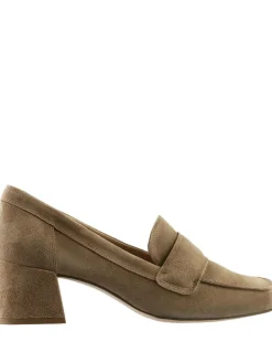 Leder-Pumps "Cassia" in Taupe