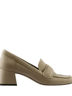 Leder-Pumps "Cassia" in Taupe