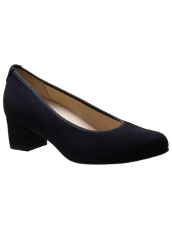 Leder-Pumps "Florenz" in Dunkelblau