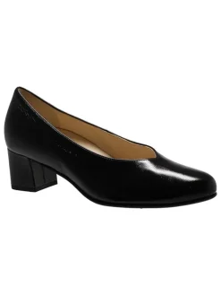 Leder-Pumps "Florenz" in Schwarz