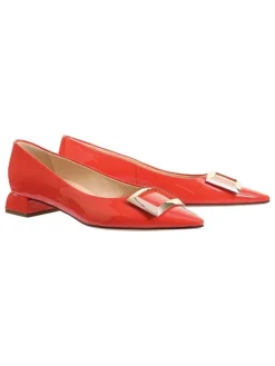 Leder-Pumps "Holly" in Rot