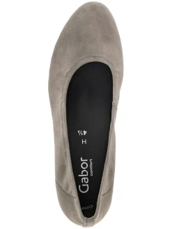 Leder-Pumps in Braun