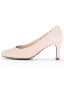 Leder-Pumps in Rosa