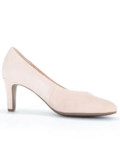Leder-Pumps in Rosa