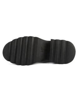 Leder-Pumps in Schwarz