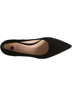 Leder-Pumps in Schwarz