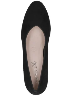 Leder-Pumps in Schwarz