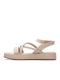 Leder-Sandalen "Alda Cross" in Rosa