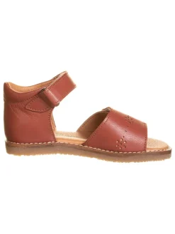 Leder-Sandalen "Atenas" in Hellbraun